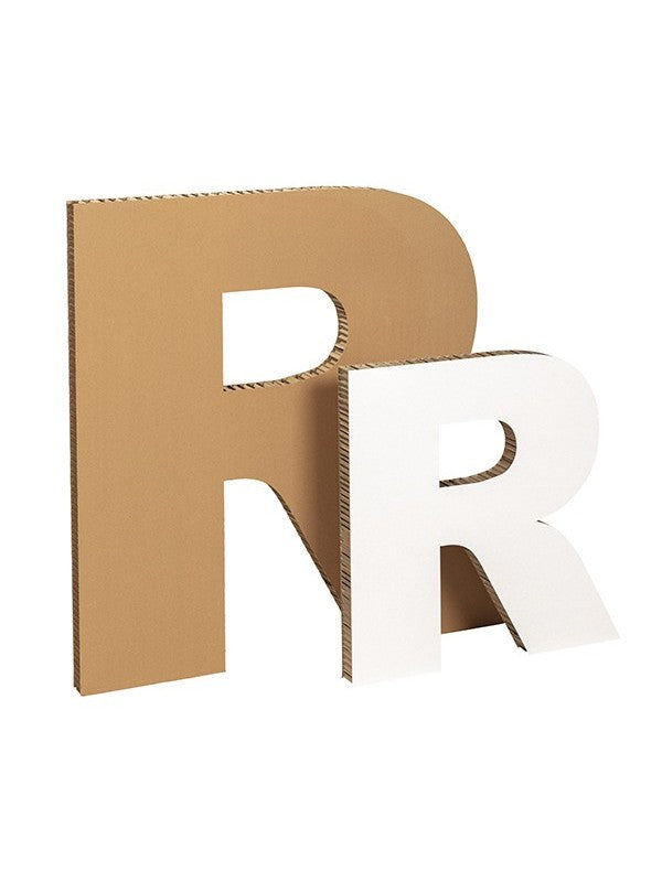 Kartonnen letters ARIAL