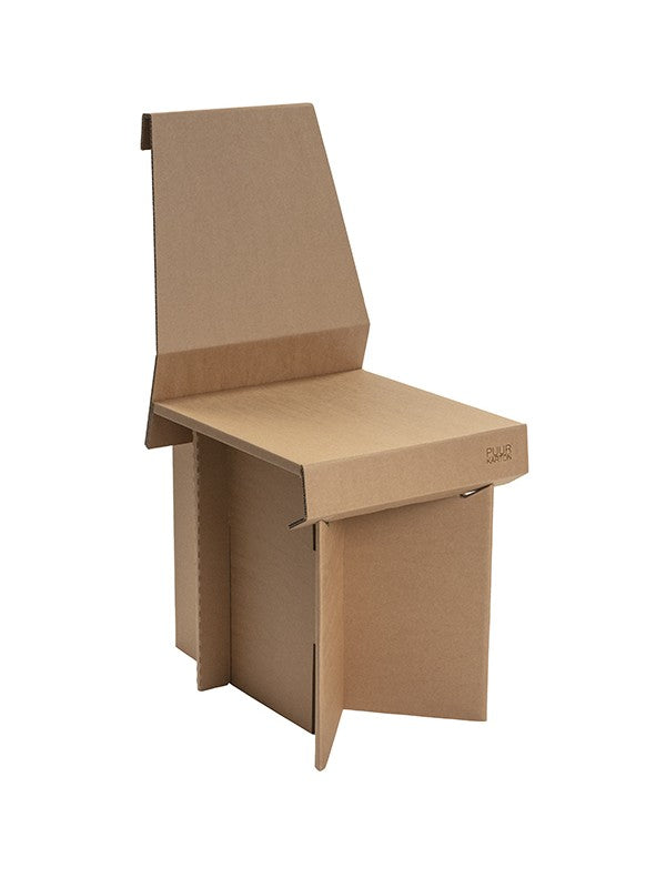 Kartonnen tafel met 2 stoelen