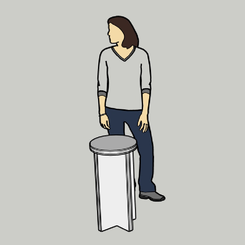 Bartafel met 4 krukken