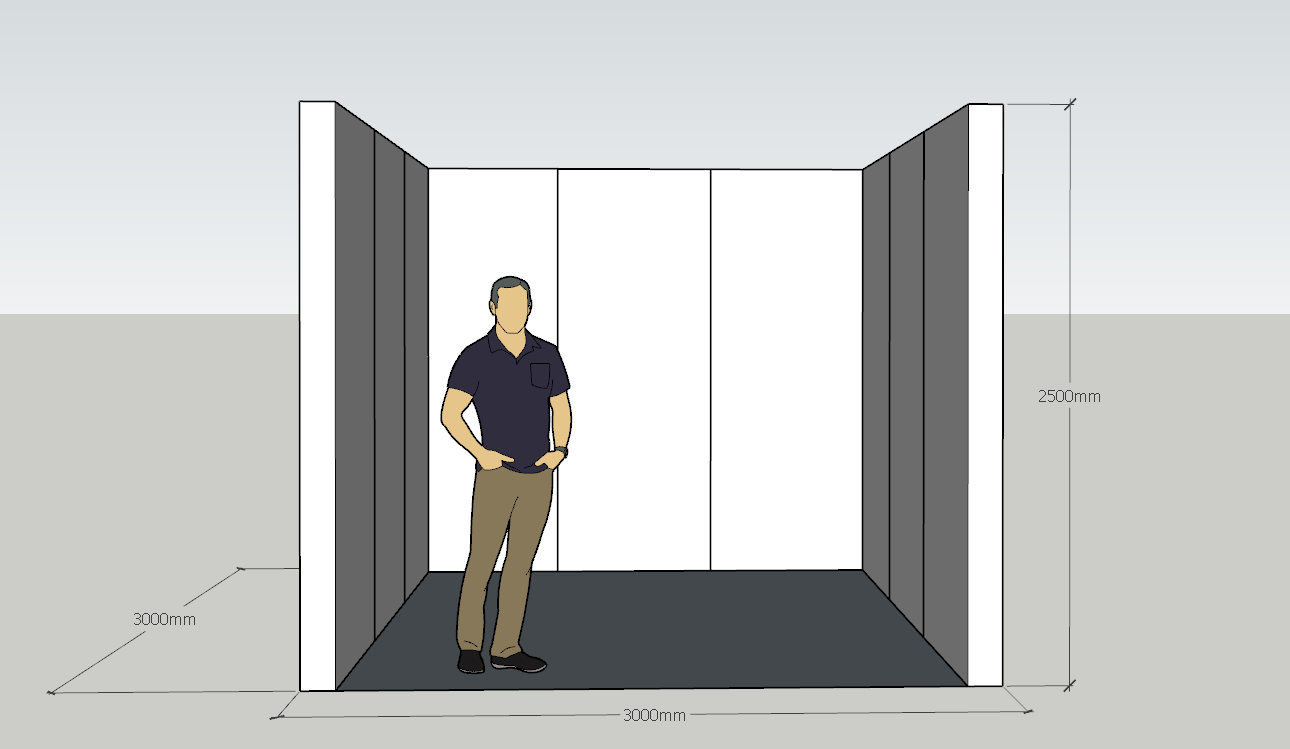 Beurswand U-opstelling