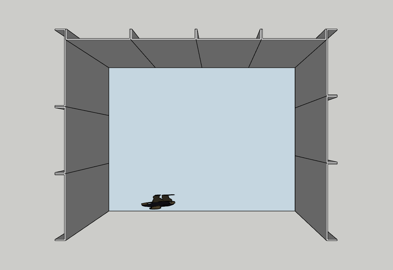 Beurswand U-opstelling