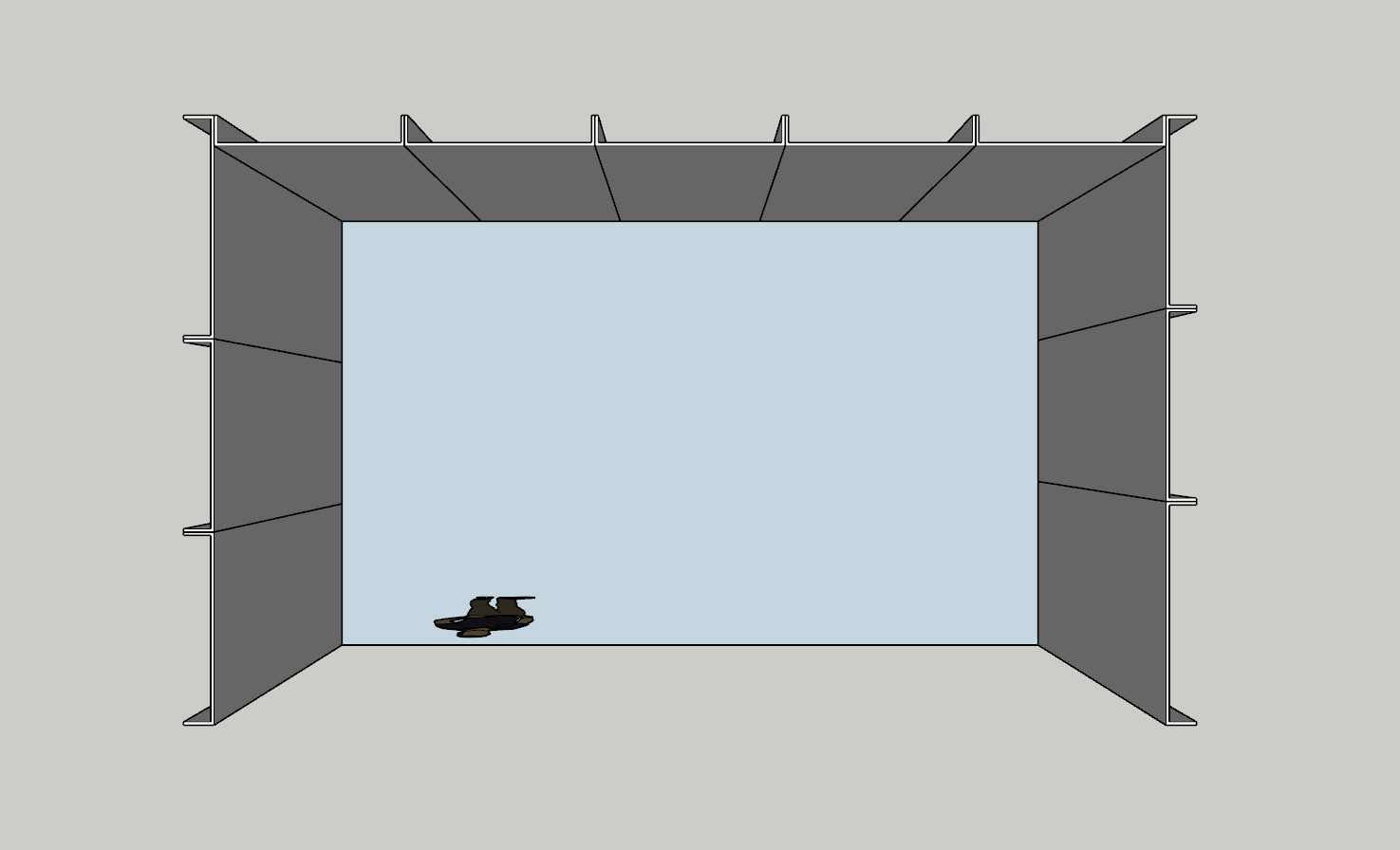 Beurswand U-opstelling