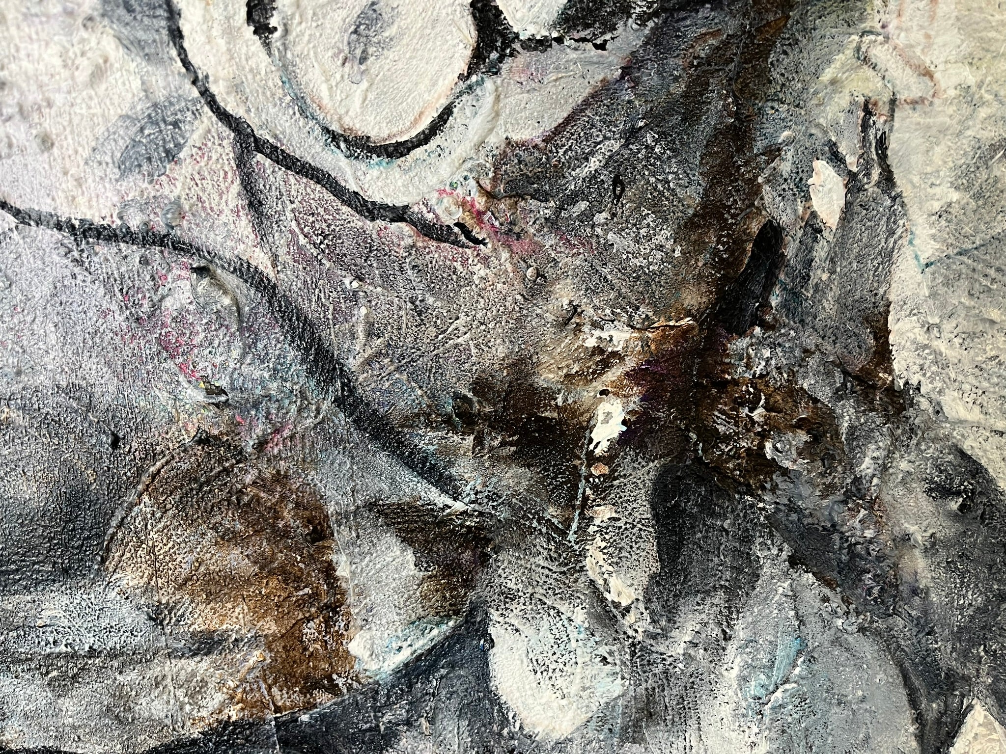 Leguaan - uniek mixed media kunstwer