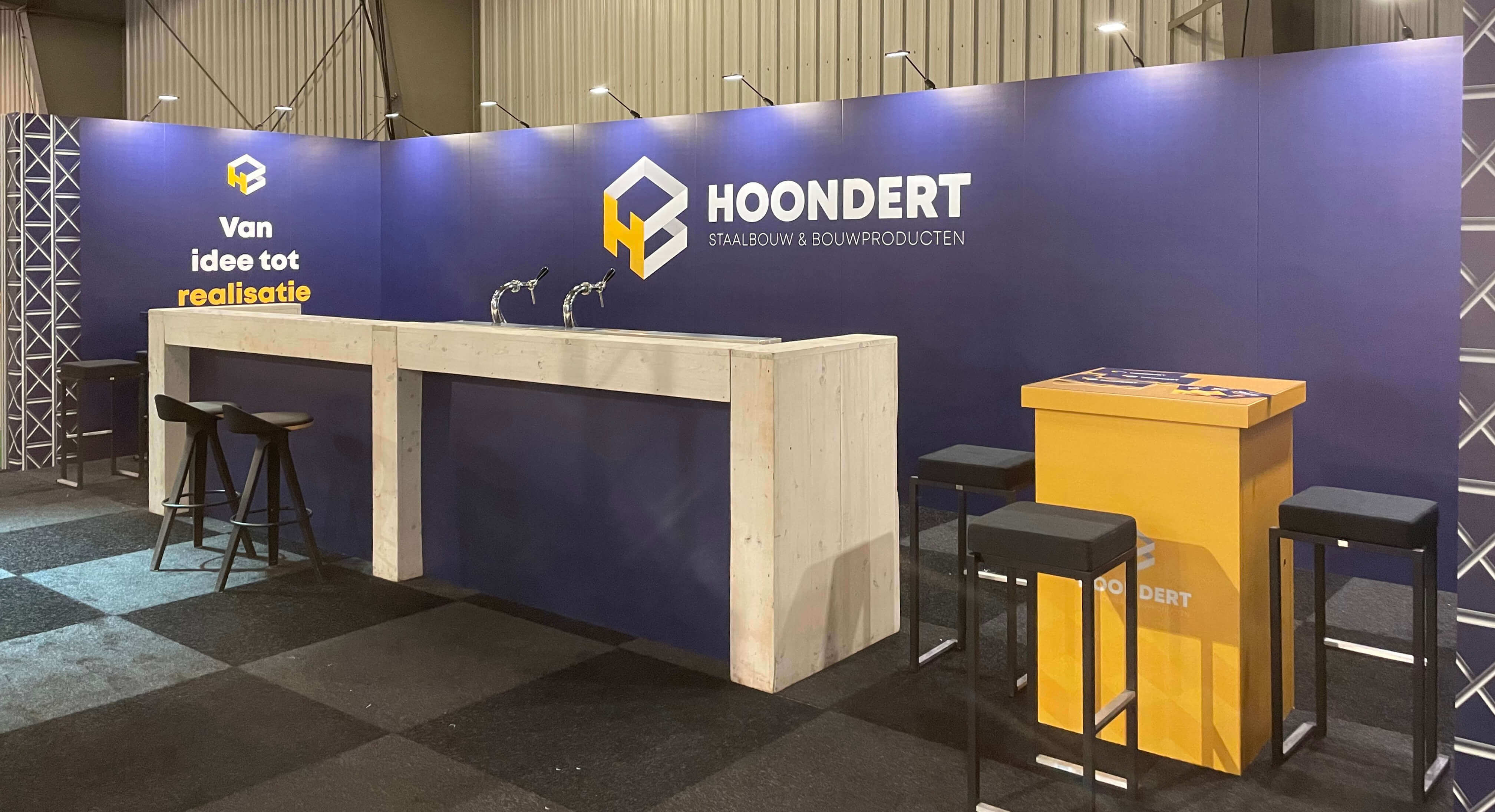 Beurswand U-opstelling