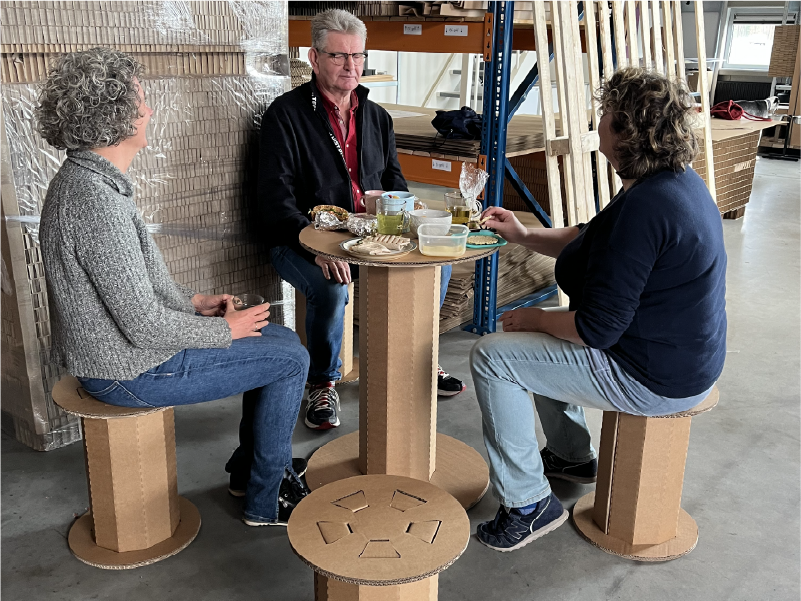 Kartonnen Haspel Zitje