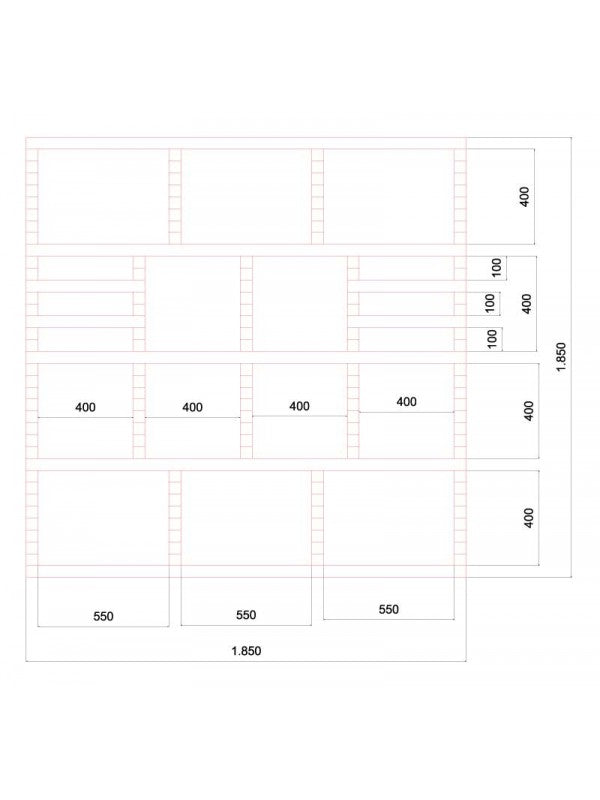 Kartonnen kast kantoor