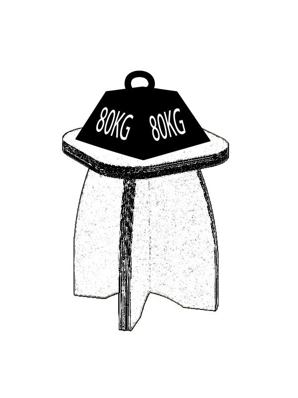 Kartonnen krukje Oom Piet