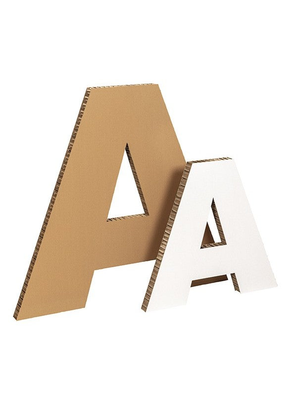 Kartonnen letters ARIAL