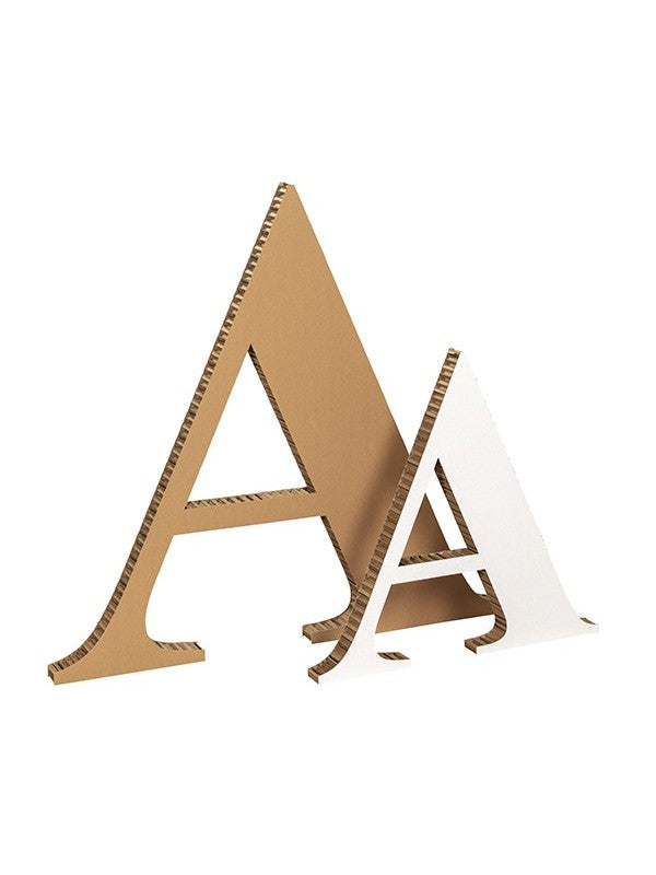 Kartonnen Letters Times New Roman