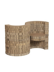 Kartonnen rond zitje