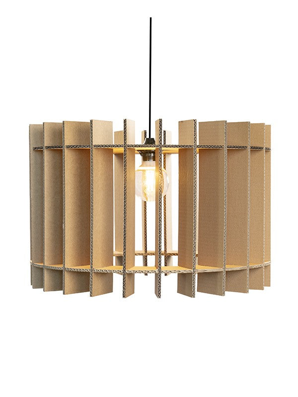 Oom Willem XS tot XL - kartonnen hanglamp