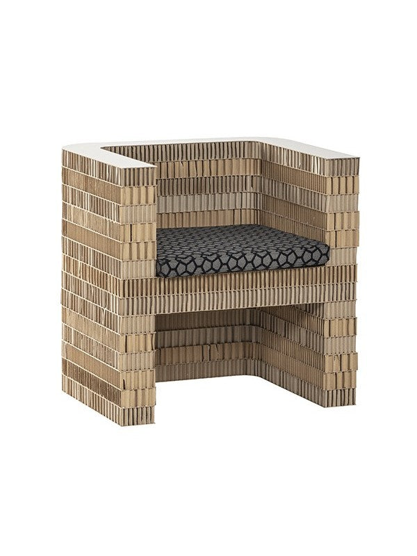 Robuuste kartonnen stoel