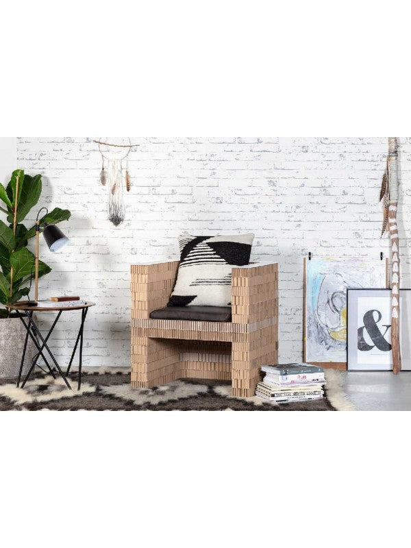 Robuuste kartonnen stoel